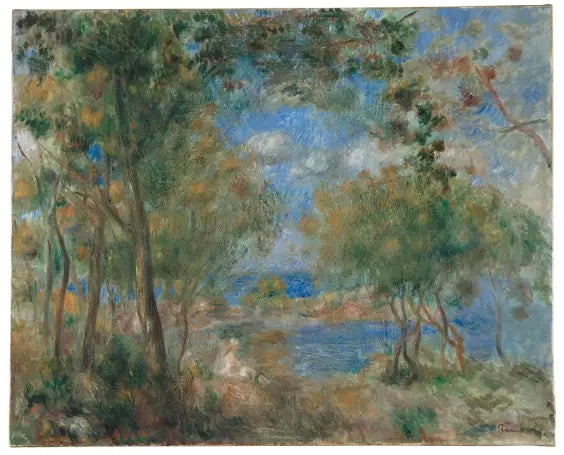 Landskab nær Noirmoutier - Pierre-Auguste Renoir