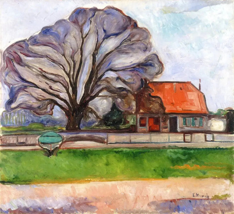 Landskab nær Travemünde - Edvard Munch