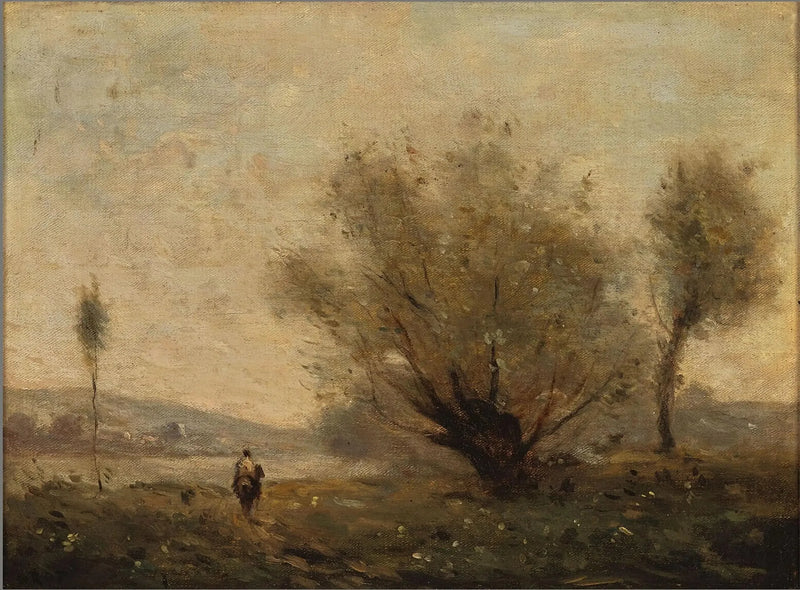 Landskab nær Ville d'Avray - Jean-Baptiste Camille Corot