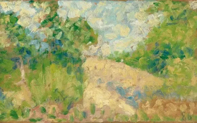 Rosa landskab - Georges Seurat