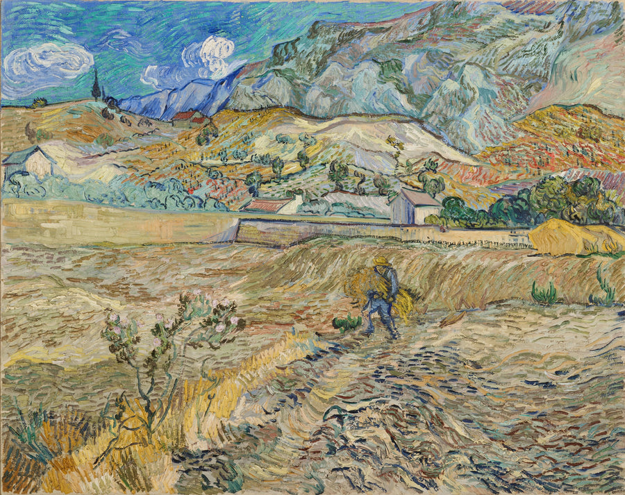Landskab i Saint-Rémy - Vincent van Gogh