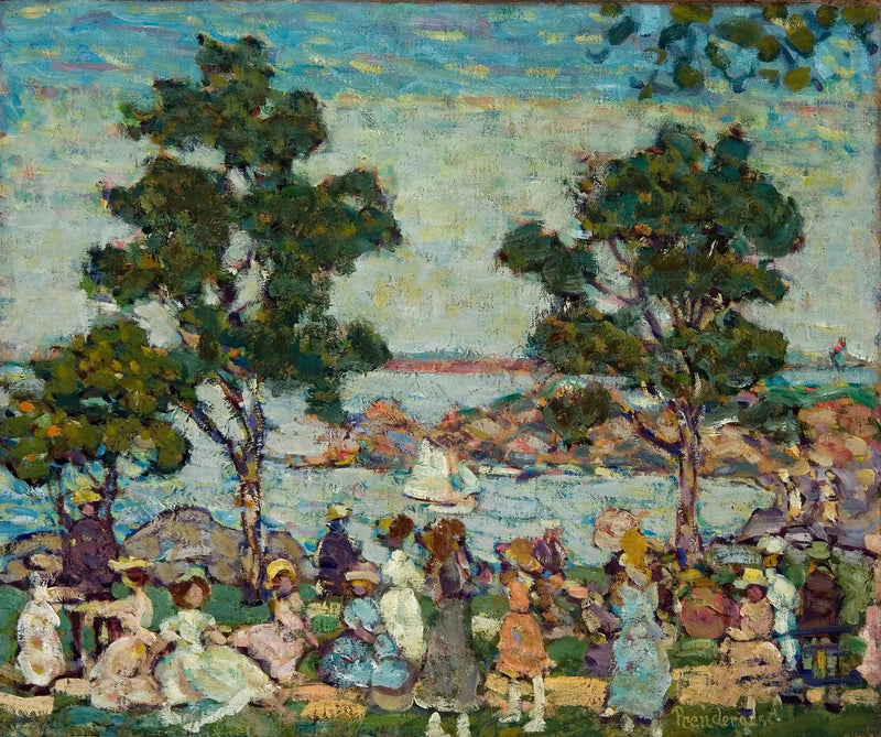 Landskab (parkscene) - Maurice Prendergast