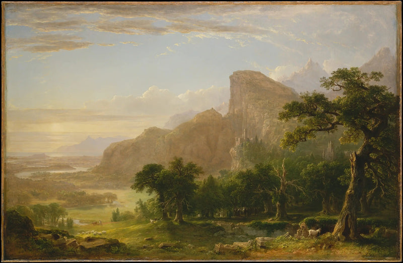Landskab — Scene fra « Thanatopsis » - Asher Brown Durand