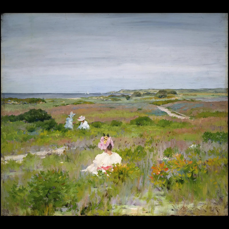 Landskab - Shinnecock, Long Island - William Merritt Chase
