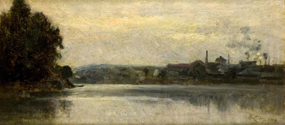 Paysage - Stanislas Lépine image 1 reproduction d’œuvre d’art à l’huile