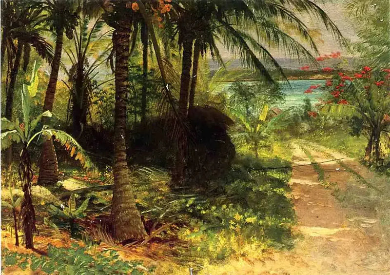 Tropisk landskab - Albert Bierstadt