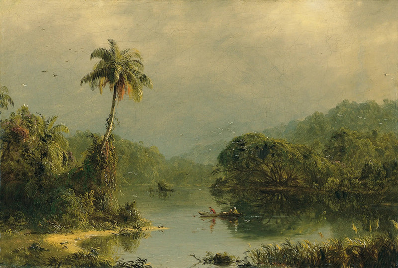 Tropisk landskab - Frederic Edwin Church