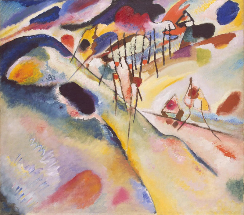 Landskab - Vassily Kandinsky