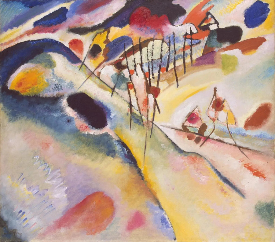 Landskab - Vassily Kandinsky