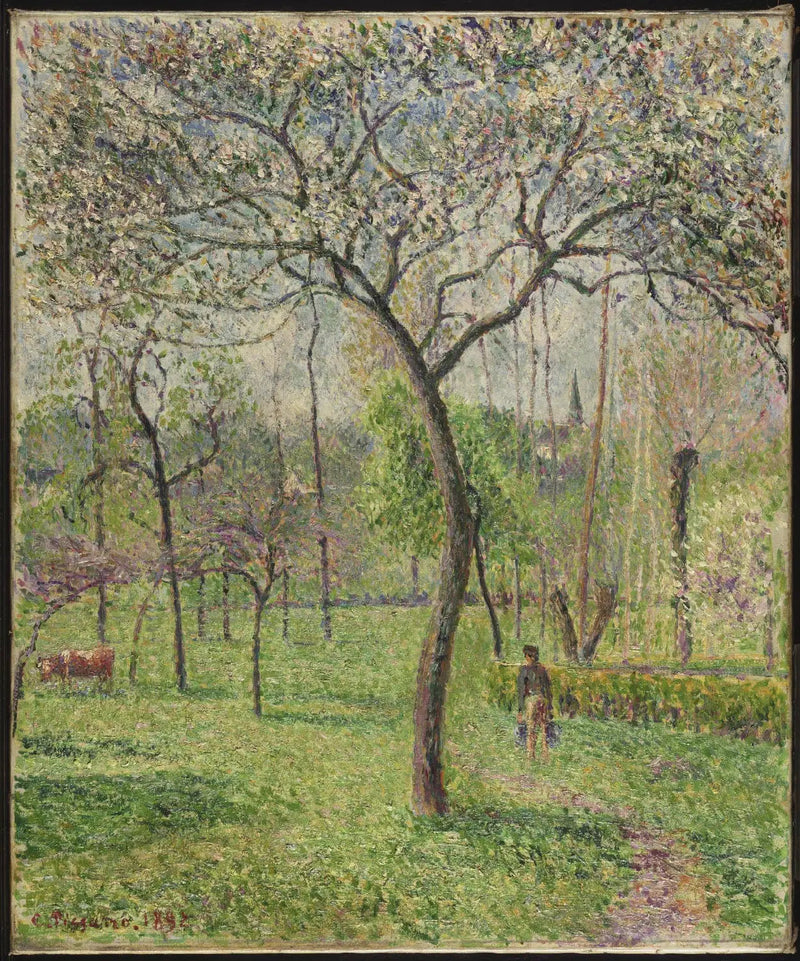 Landskab (Frugthave) - Camille Pissarro