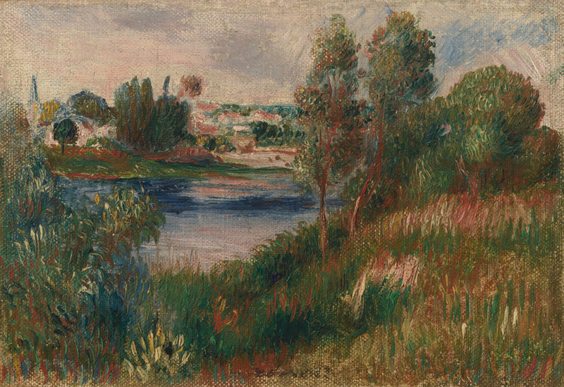 Paysage à Vétheuil - Auguste Renoir