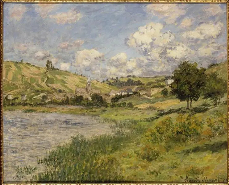 Landskab. Vétheuil - Claude Monet