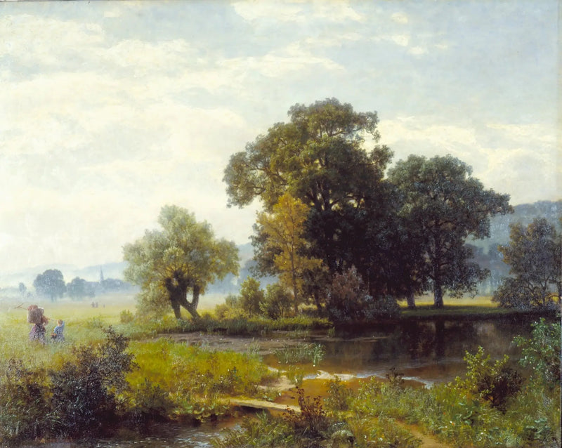Westphalien landskab - Albert Bierstadt