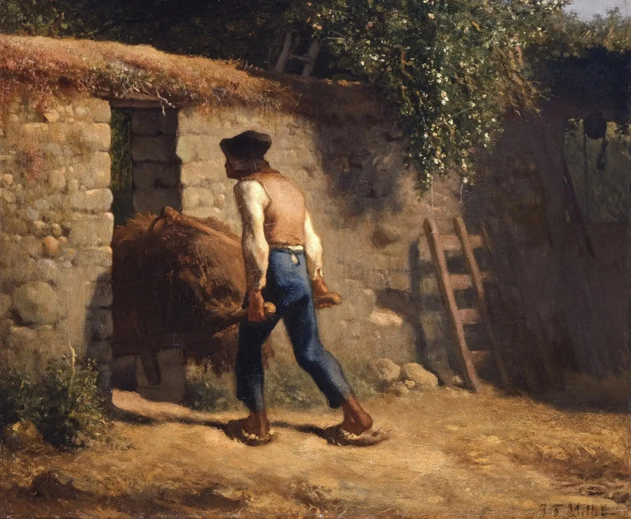 Landmand med en trillebør - Jean-François Millet