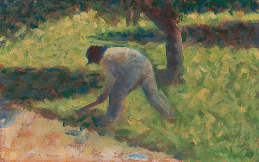 Landmand med en hakke - Georges Seurat