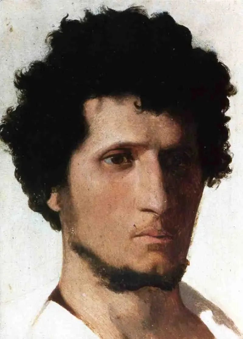 Bonde fra den romerske landsby, forfra - Jean-Léon Gérôme