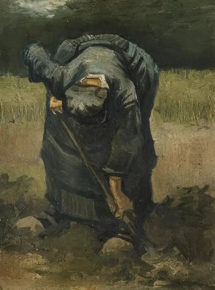 Landmand, der graver - Vincent van Gogh