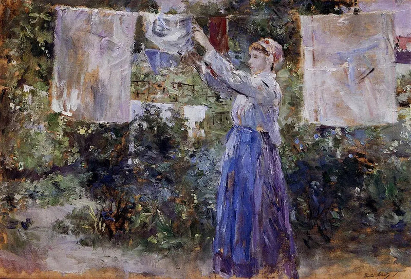 Landmandens tøjstativ - Berthe Morisot