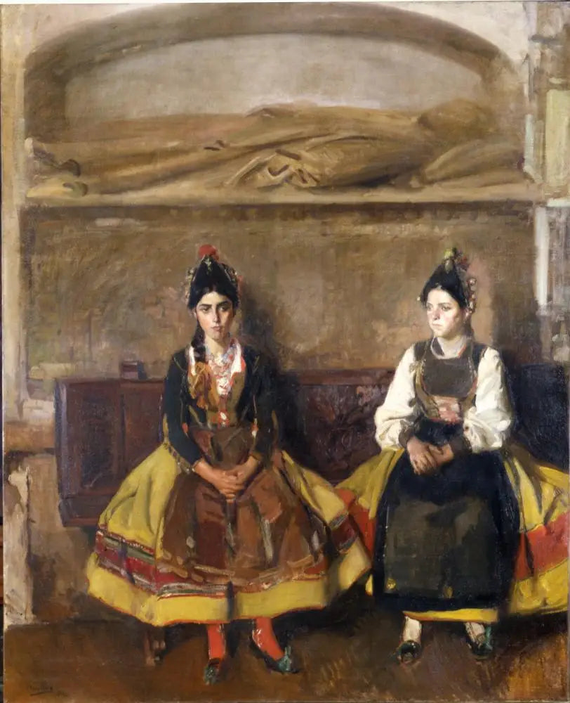 Bønder fra Segovia (Malersk Spanien, Segovia) - Joaquín Sorolla