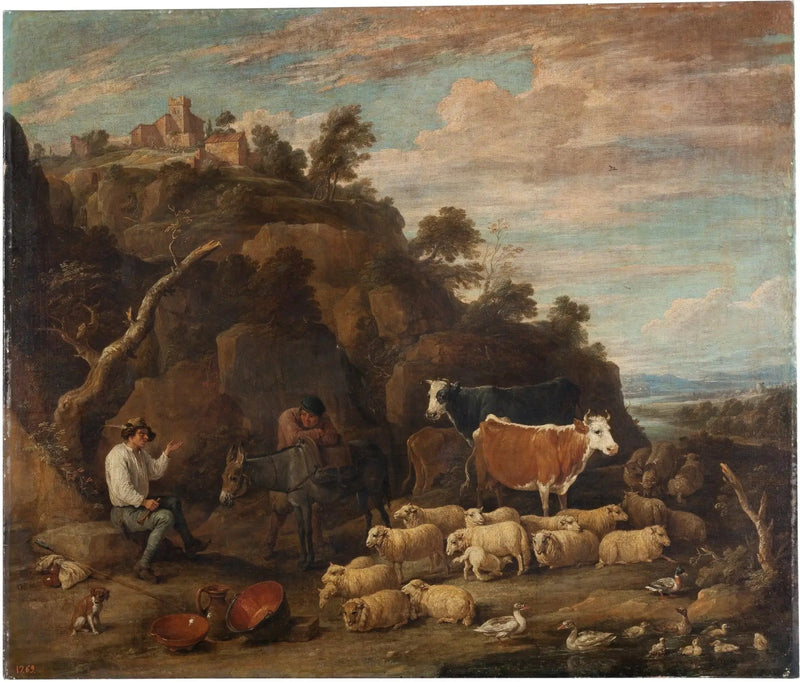 Bønder i samtale - David Teniers den Yngre