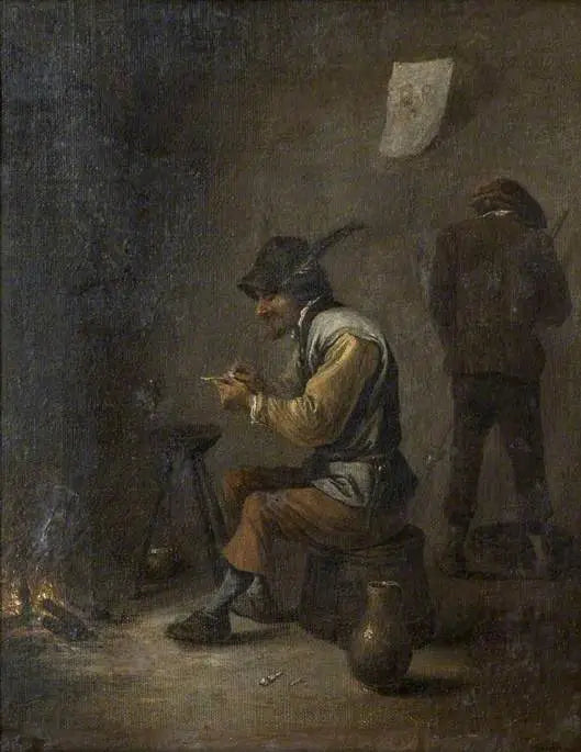 Bønder i et interiør - David Teniers den Yngre
