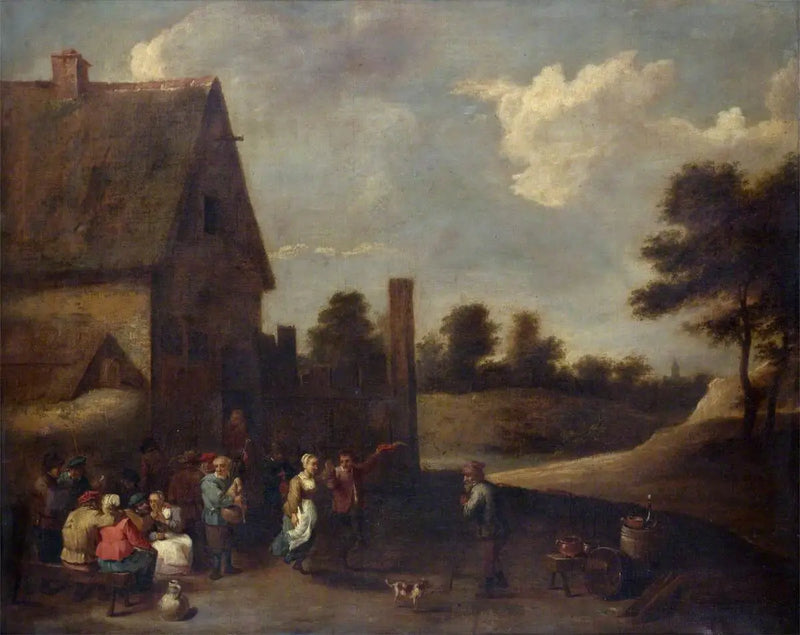 Bønder til fest - David Teniers den Yngre
