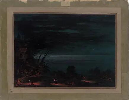 Pêche au saumon au harpon - Ottawa - George Catlin