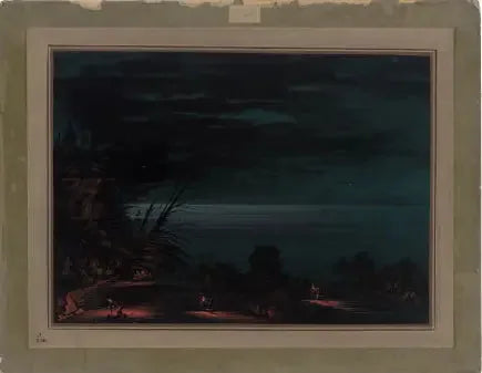 Pêche au saumon au harpon - Ottawa - George Catlin