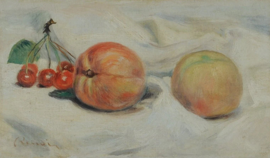 Ferskner og kirsebær - Pierre-Auguste Renoir