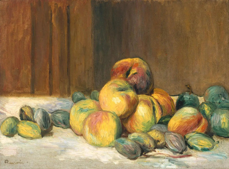 Ferskner og mandler - Pierre-Auguste Renoir