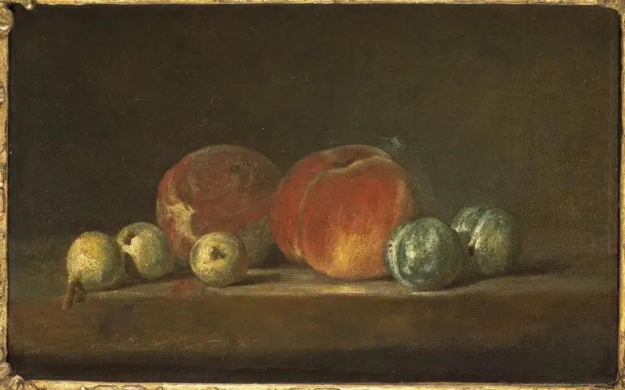 Ferskner og blommer - Jean Siméon Chardin