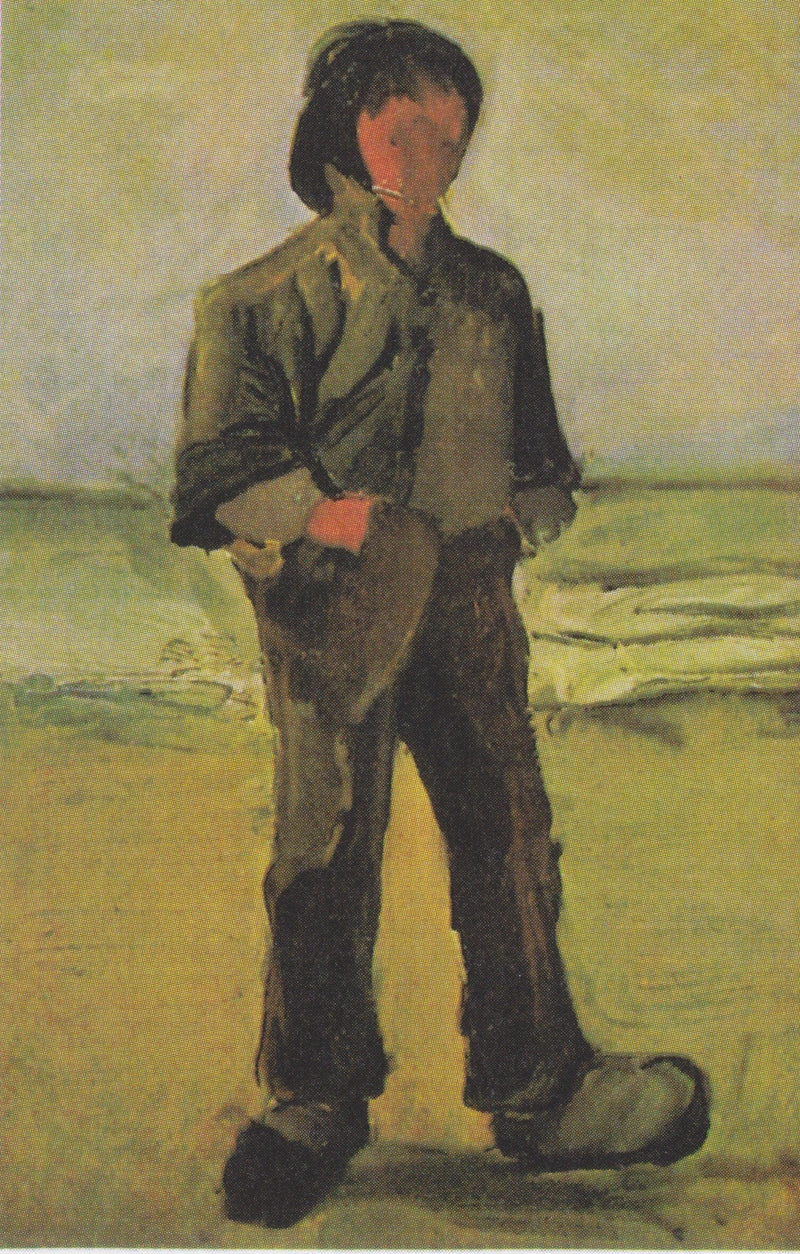 Fisker på stranden - Vincent van Gogh