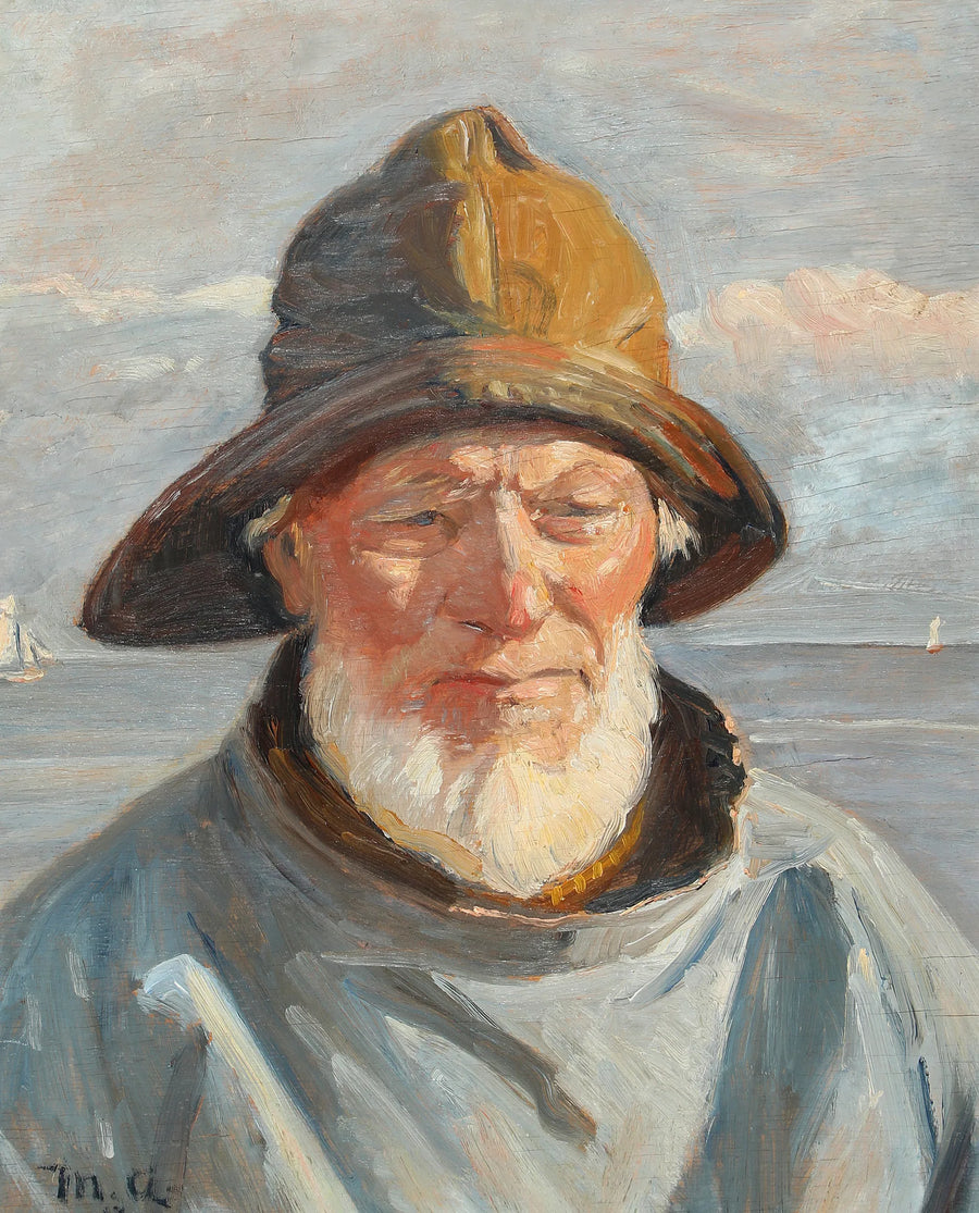 Fisker på Skagen strand. -Michael Peter Ancher