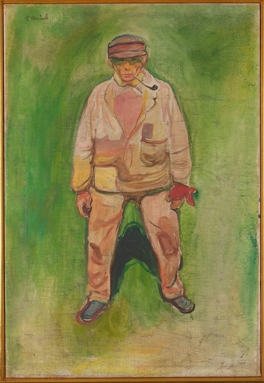 Fisker på en grøn eng - Edvard Munch