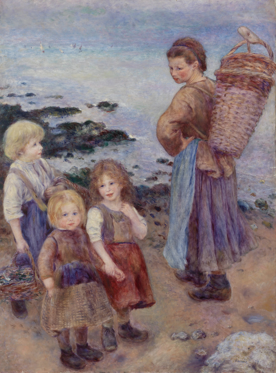 Muslingefiskerne i Berneval - Pierre-Auguste Renoir
