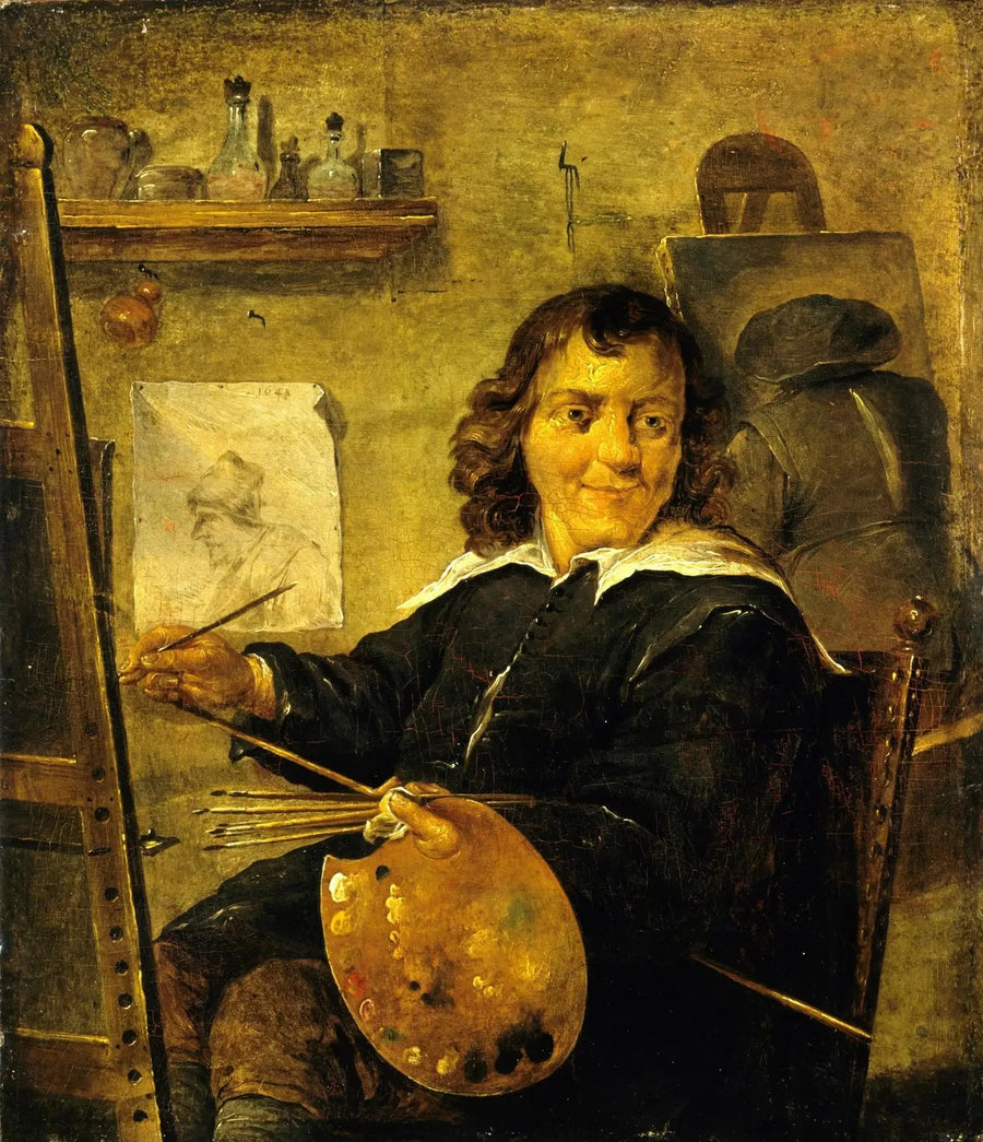 Maler i sit værksted - David Teniers den Yngre