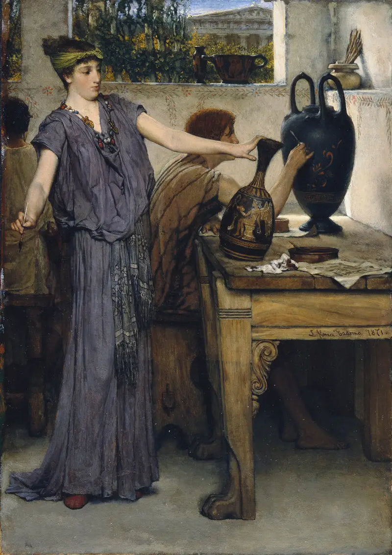 Etruskiske vase-malere - Lawrence Alma-Tadema
