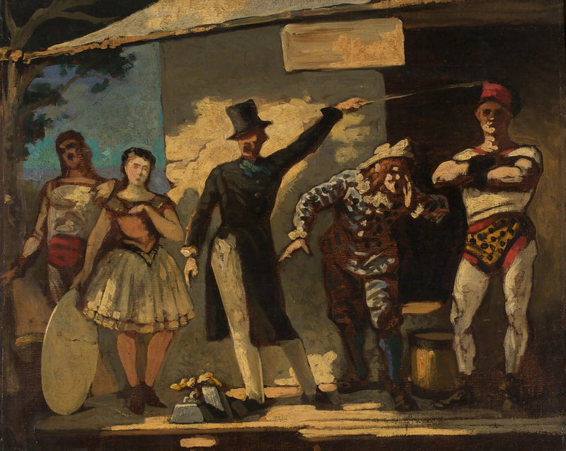 Maleri af Honoré Daumier - Honoré Daumier