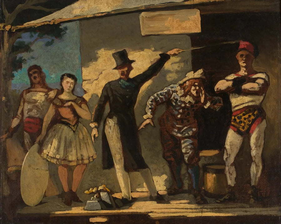 Maleri af Honoré Daumier - Honoré Daumier