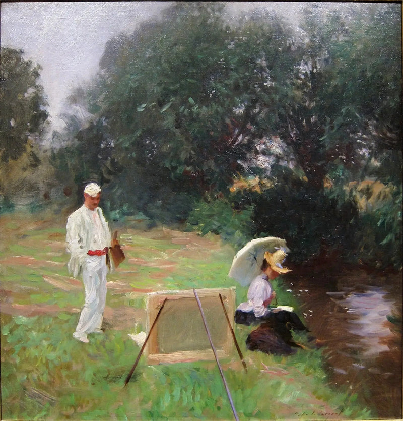 Maleri af bunkeren af Dennis Miller i Calcot - John Singer Sargent