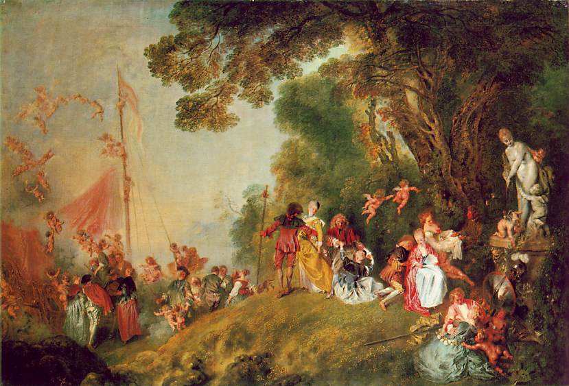 Pèlerinage à l’île de Cythère - Antoine Watteau - Alpha Reproduction