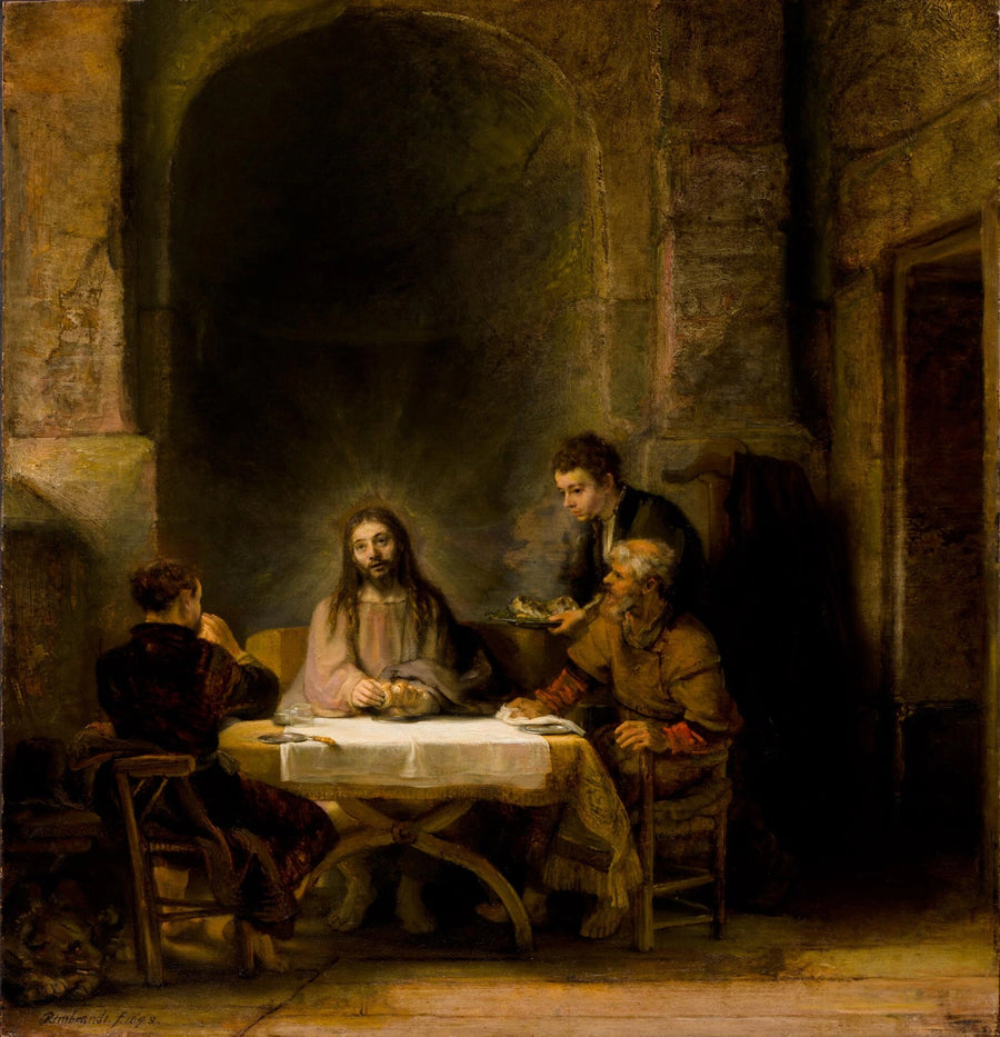 Emmaus Pilgrimme - Rembrandt