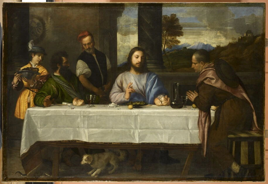 Les Pèlerins d'Emmaüs - Tiziano ou Titien