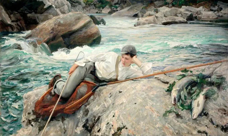 I løbet af sin ferie, Norge - John Singer Sargent