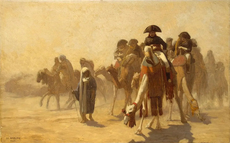 Napoleon vedhæng hans kampagne i Egypten - Jean-Léon Gérôme