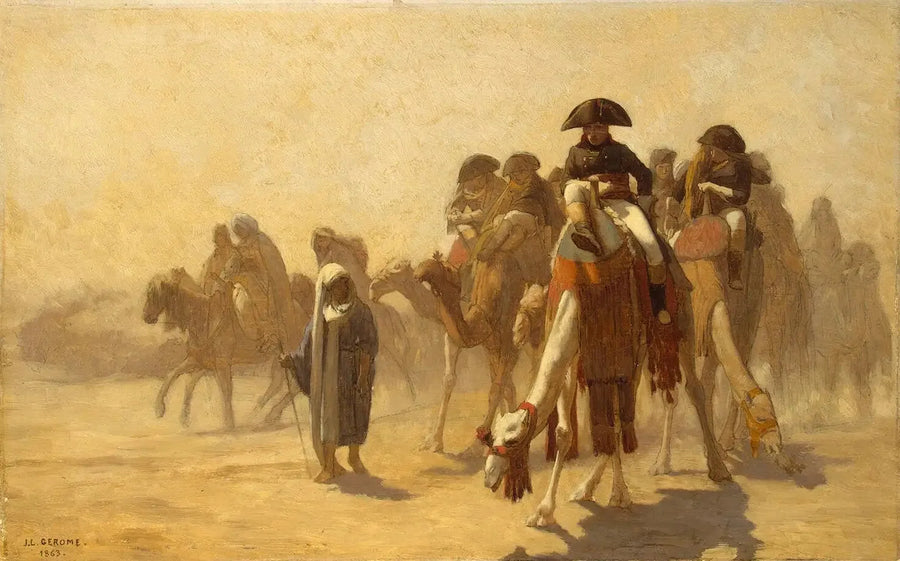 Napoleon vedhæng hans kampagne i Egypten - Jean-Léon Gérôme