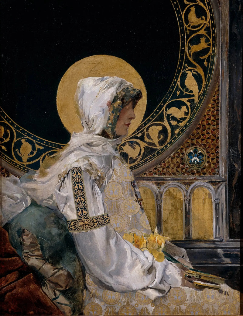 Julemanden i bøn - Joaquín Sorolla