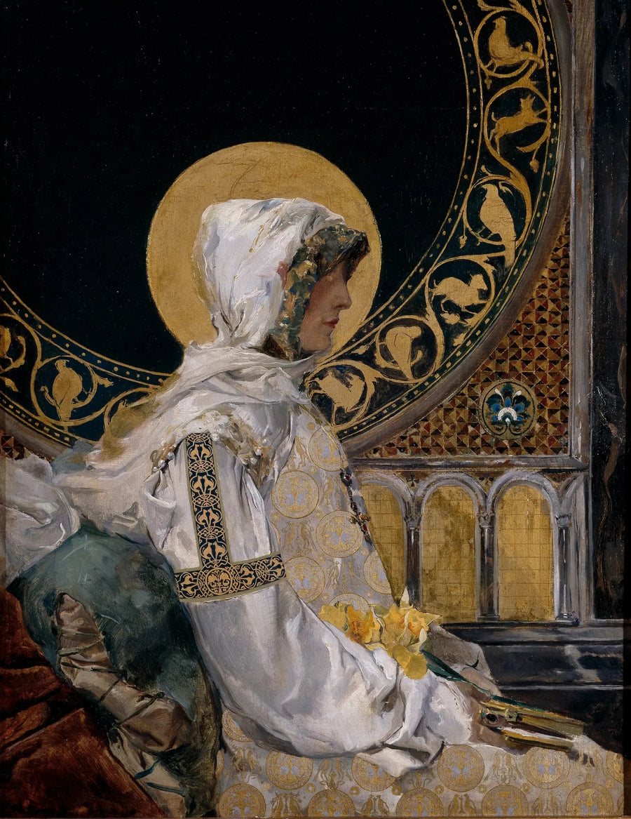 Julemanden i bøn - Joaquín Sorolla