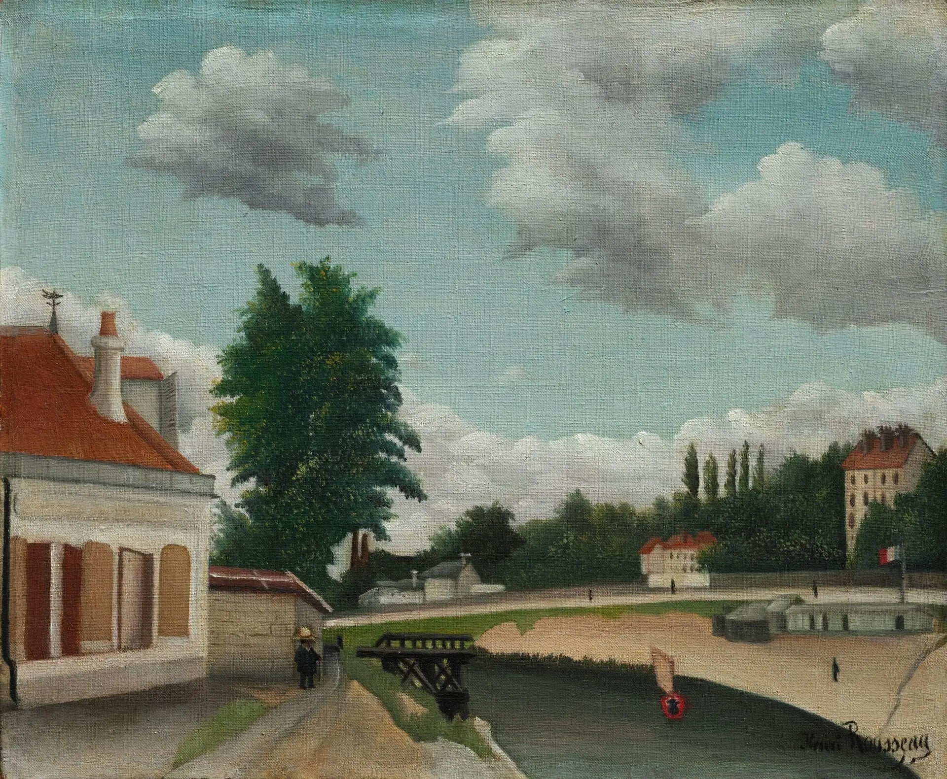 périphérie de Paris - Henri Rousseau - Alpha Reproduction