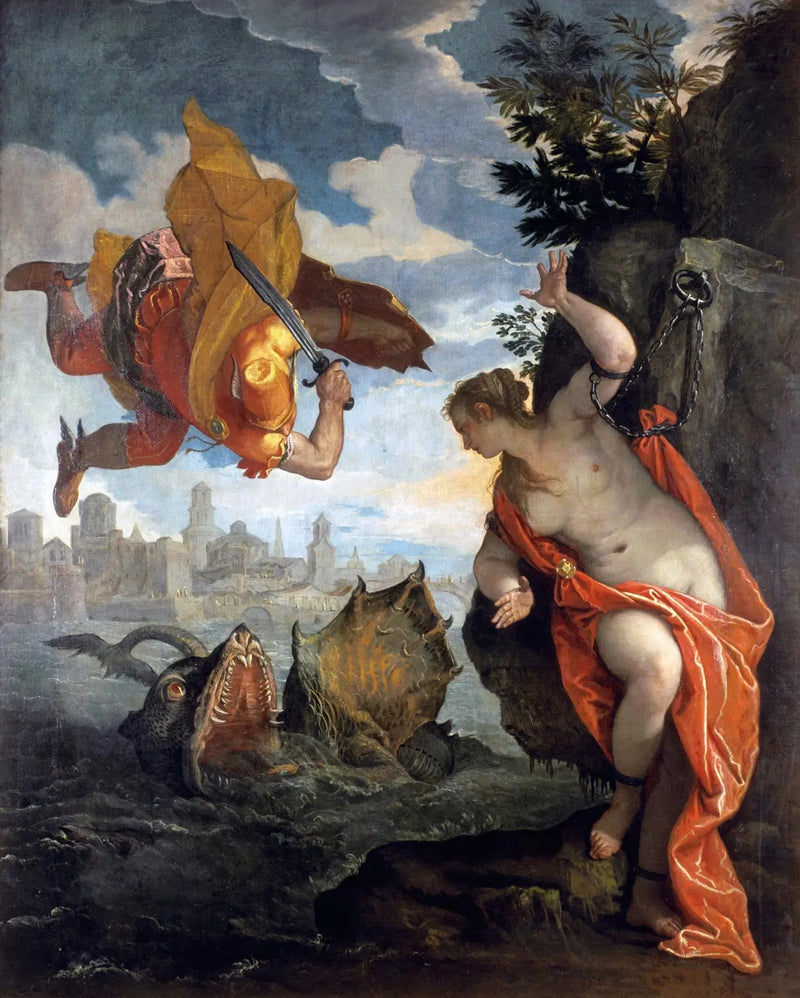 Perseus, der frigiver Andromeda - Paul Véronèse